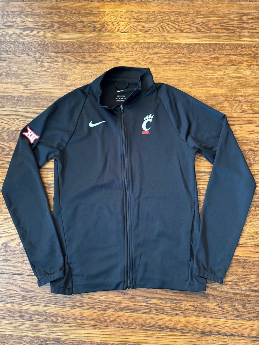 Nike Cincinnati Bearcats Big 12 Full-Zip Long sleeve light weight, shirt Jacket